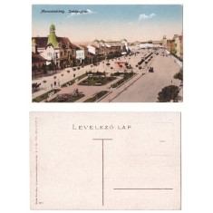Targu Mures 1917 - Piata Szechenyi, ilustrata necirculata