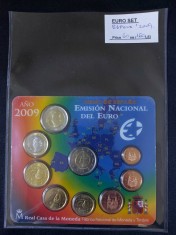 Spania 2009 - Set complet de euro bancar + monedă comemorativă de 2 euro