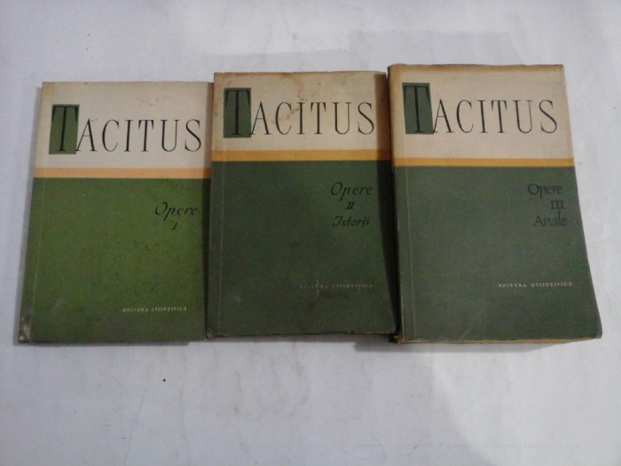 TACITUS - OPERE 3 volume