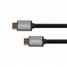 Cablu Kruger&amp;amp;Matz Basic HDMI tata - HDMI tata 5m Negru foto