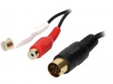 Adaptor RCA Auxiliar Kenwood 4CarMedia - Mufă Audio Auto