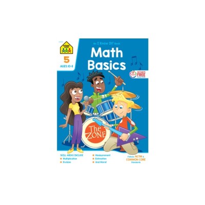 School Zone Math Basics Grade 5 Workbook foto