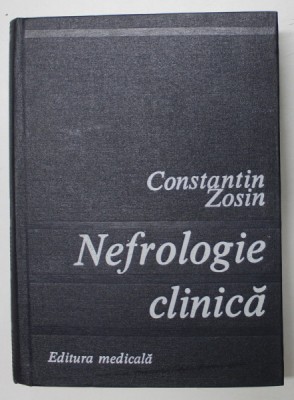 NEFROLOGIE CLINICA de CONSTANTIN ZOSIN, 1979 foto