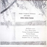 Disc vinil, LP. RALPH VAUGHAN WILLIAMS-DONA NOBIS PACEM-271399