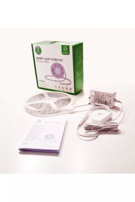 Set Banda LED Smart WiFi Woox R5093 5m RGB color + Alb cald 24W (150buc x 0.16W) foto