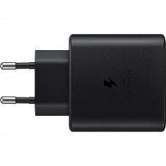 Incarcator rapid Super Fast Charger, 45W, cu iesire USB-C, Negru foto