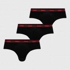 HUGO slip 3-pack bărbați, culoarea negru 50492378