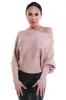 BL842-14 Bluza larga model pe un umar cu maneci tip liliac, L, M, M/L