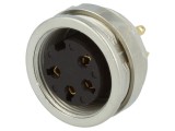 Conector M16 Soclu Mamă 4-Pin 5A 250V IP68
