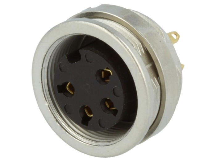Conector M16 mamă 4-Pin IP68
