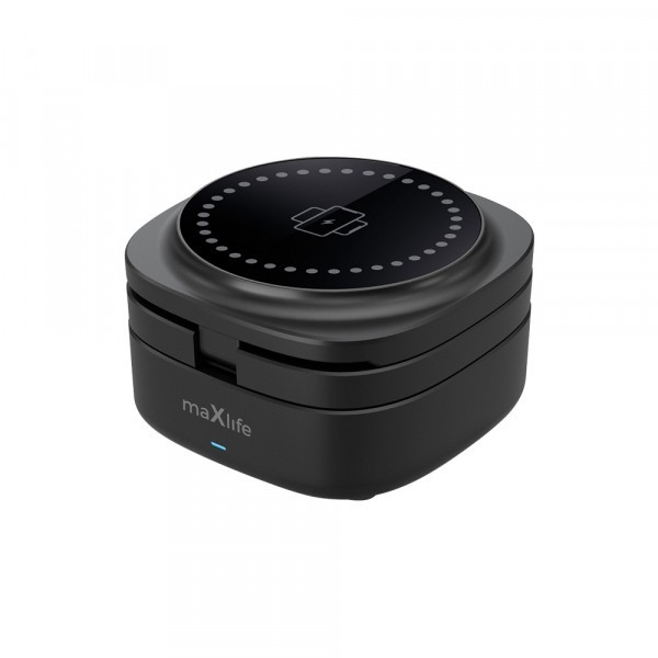 Incarcator Retea Wireless MaXlife MXWC-06 3in1, 15W, 1.67A, Negru
