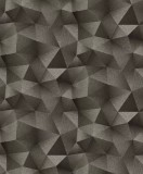 Tapet geometric romburi extralavabil,maro,argintiu,GMK 3 10216-15