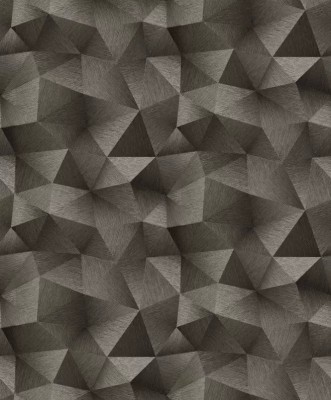 Tapet geometric romburi extralavabil,maro,argintiu,GMK 3 10216-15 foto