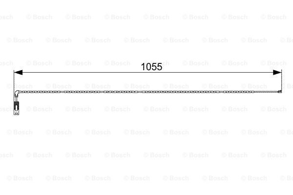 BOSCH 1 987 473 001 senzor de avertizare,uzura placute de frana