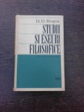 Studii si eseuri filosofice - D.D. Rosca