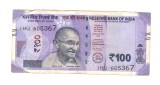 Bancnota India 100 rupees 2022, circulata, stare buna