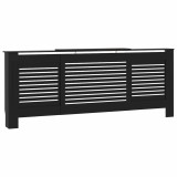 Masca pentru calorifer, negru, 205 cm, MDF