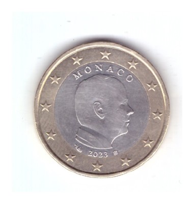Moneda 1 euro Monaco 2023, stare foarte buna, curata foto