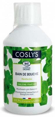 Apa de gura BIO ingrijire si respiratie proaspata, cu menta Coslys foto