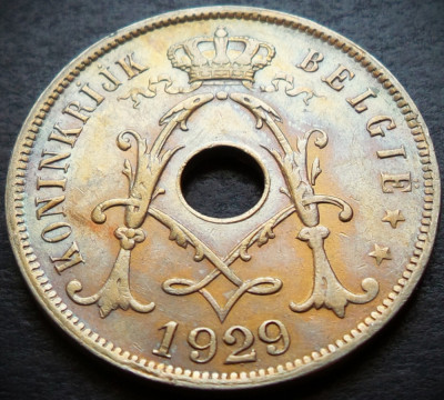 Moneda istorica 25 CENTIMES - BELGIA, anul 1929 *cod 3220 = BELGIE foto