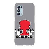 Husa compatibila cu Oppo Find X3 Lite model Believe in science, Silicon, TPU, Viceversa, Transparent, Carcasa