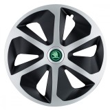 Set 4 capace roti pentru Skoda Nou Verde, model Roco Mix, R14