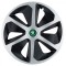 Set 4 capace roti pentru Skoda Nou Verde, model Roco Mix, R17