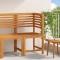 Scaun de gradina coltar din lemn solid de acacia Gossi