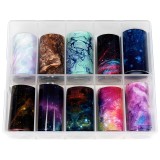 Set Folii Transfer LUXORISE #14 Cosmos, 10 buc