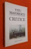 Titu Maiorescu - Critice - 1989___Minerva