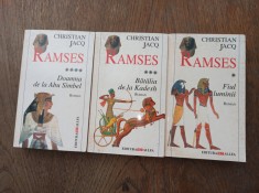 Christian Jacq- Ramses * VOLUMELE 1, 3, 4.