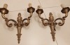 Set de 2 superbe aplice din bronz masiv in stil francez