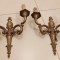 Set de 2 superbe aplice din bronz masiv in stil francez