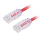 Patch Cord UTP Cat6a 3m Roșu 28AWG LSZH
