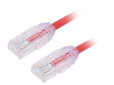 Patch Cord UTP Cat6a 3m Roșu 28AWG LSZH