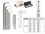 Set chei imbus 10Buc 3-17mm, Yato YT-0519