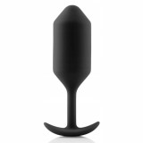 Plug anal - B-Vibe Snug Plug 3 Black