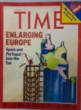 1985 TIME MAGAZINE largirea Europei UE Spania si Portugalia geopolitica politica