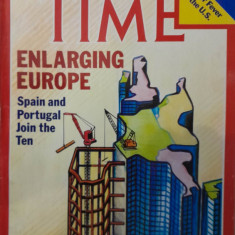 1985 TIME MAGAZINE largirea Europei UE Spania si Portugalia geopolitica politica