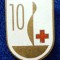 Insigna Donator Onorific - CRUCEA ROSIE Medicina Sanitare Donator de sange #2