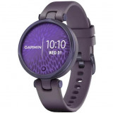 Ceas smartwatch Garmin LILY, Midnight Orchid/Deep Orchid, curea silicon