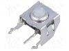 Microintrerupator 7.3x7.4mm, OFF-(ON), SPST-NO, C&amp;K - KSA0V211 LFTR