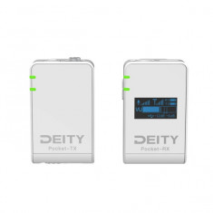 Microfon Deity Pocket Wireless Alb pentru camere si smartphone