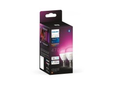 2 Becuri LED RGB inteligente Philips Hue P45, Bluetooth, E14, foto