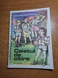 carte pentru copii - caietul de citire - din anul 1986
