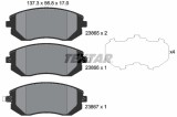 Set placute frana TEXTAR 2386501