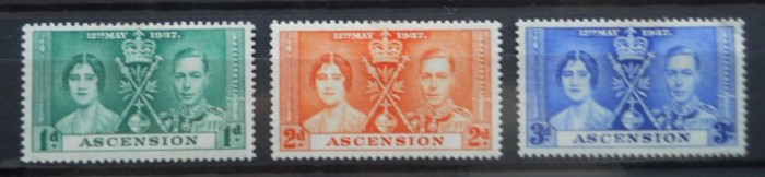 ASCENSION 1937 SERIE MH GEORGE VI