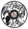 NOTE MUZICALE-ceas de perete