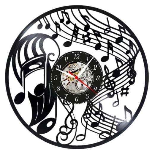 NOTE MUZICALE-ceas de perete