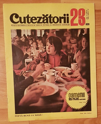Revista Cutezatorii Nr. 23 din 4 iunie 1970 foto